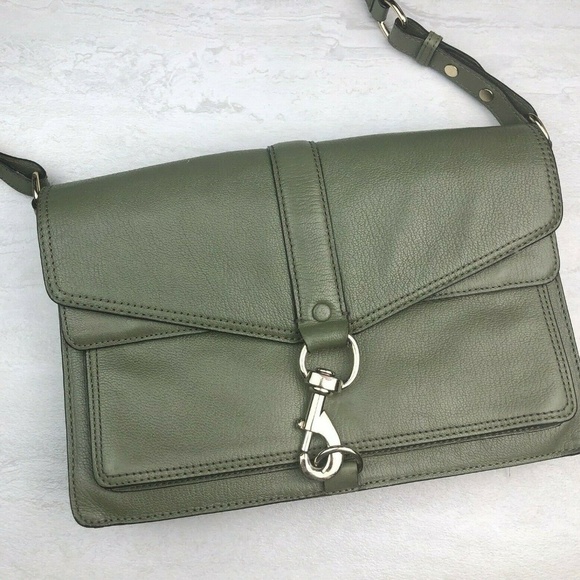 Rebecca Minkoff Handbags - Rebecca Minkoff Leather Olive Green Crossbody Bag